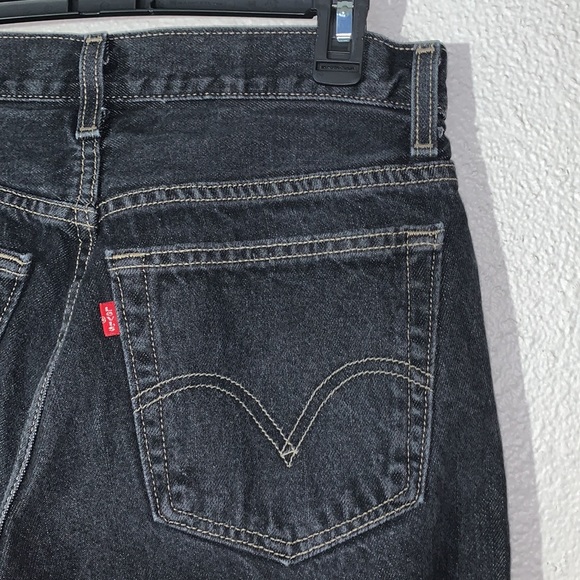 Vintage Y2K LEVI’S 569 Loose Wide-leg black Jean’s 31 relaxed fit boyfriend - Picture 10 of 13